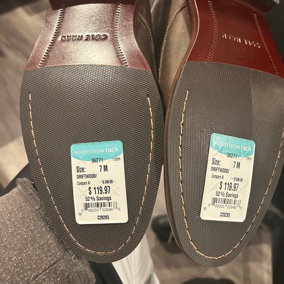 Cole Haan Men's Brown Leather Chukka Boots with Tan Collar - Picture 15 of 15